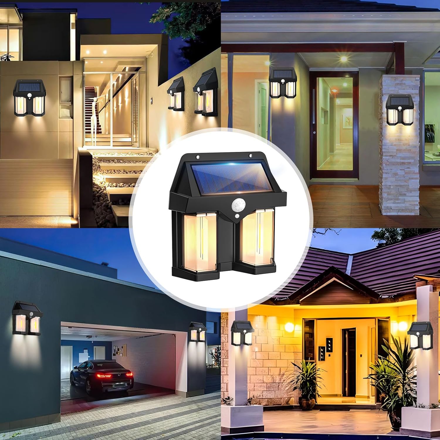 โคมไฟติดผนังพลังงานแสงอาทิตย์ส - Outdoor Lighting Linear บทวิจารณ์และราคา
