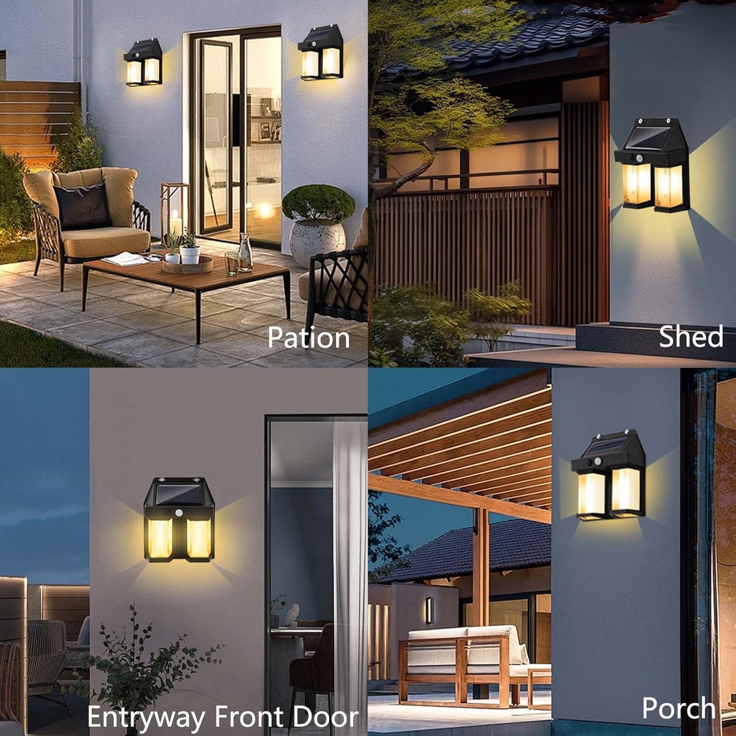 โคมไฟติดผนังพลังงานแสงอาทิตย์ส - Outdoor Lighting Linear บทวิจารณ์และราคา