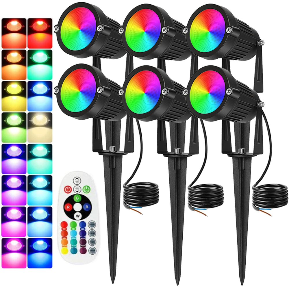 ไฟส่องสว่างภูมิทัศน์ RGBW 10W  - Outdoor Lighting Garden บทวิจารณ์และราคา
