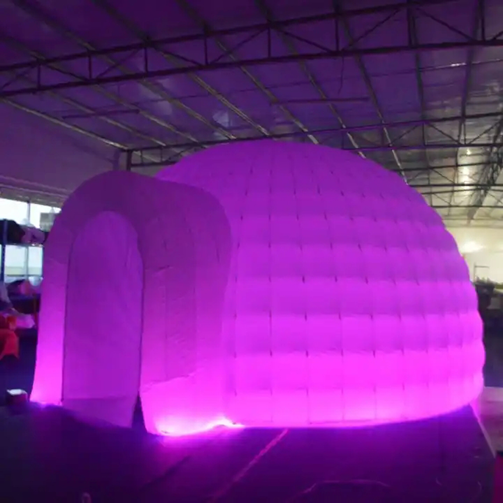 เต็นท์โดมเป่าลมสีขาวสำหรับจัดง - Outdoor Lighting Rental For Party บทวิจารณ์และราคา