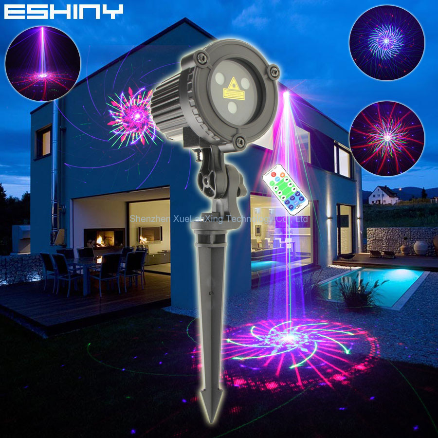 Eshiny โปรเจ็คเตอร์เลเซอร์ RGB - Outdoor Lighting Linear บทวิจารณ์และราคา
