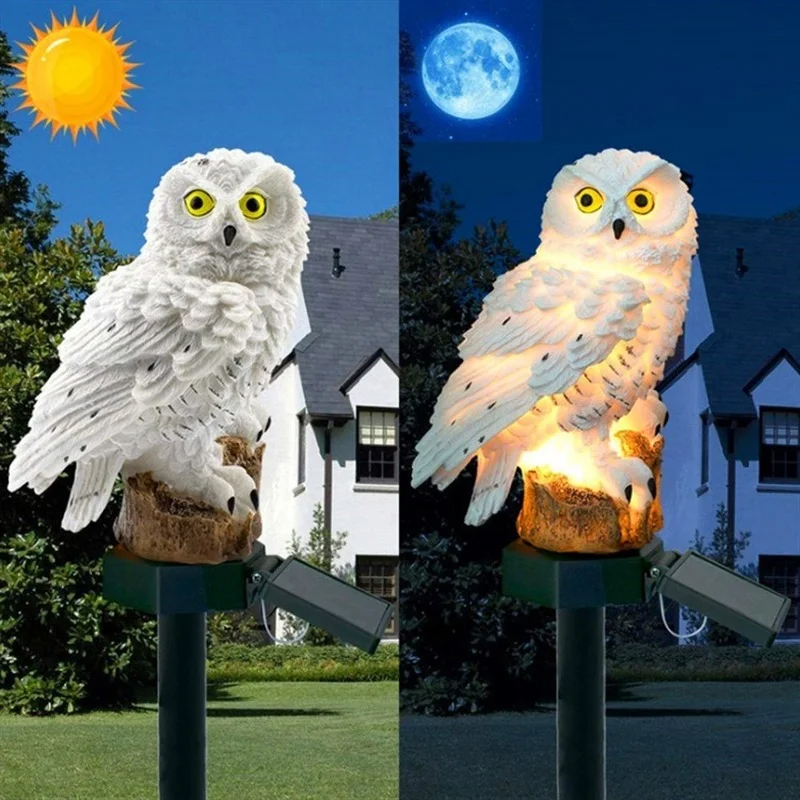 ไฟสวนรูปนกฮูกพลังงานแสงอาทิตย์ - Outdoor Lighting Ground บทวิจารณ์และราคา