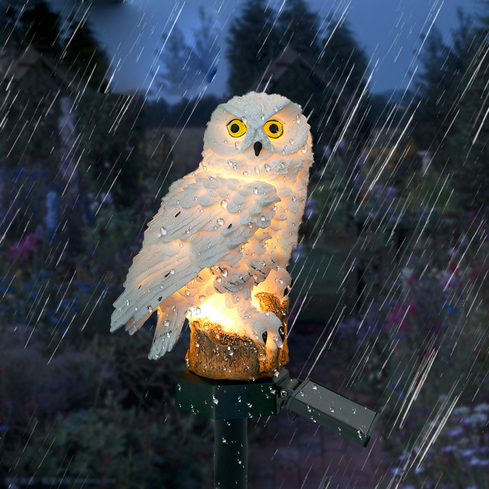 ไฟสวนรูปนกฮูกพลังงานแสงอาทิตย์ - Outdoor Lighting Ground บทวิจารณ์และราคา