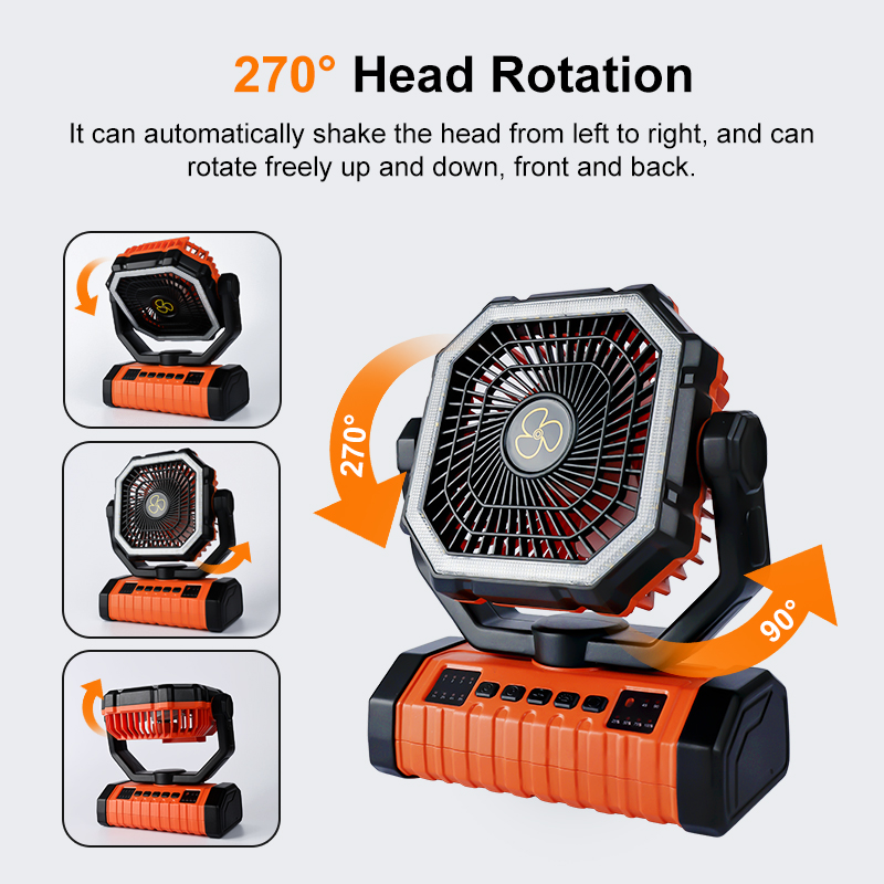 พัดลมตั้งโต๊ะแบบพกพา 20000mAh  - Outdoor Lighting Battery Operated บทวิจารณ์และราคา