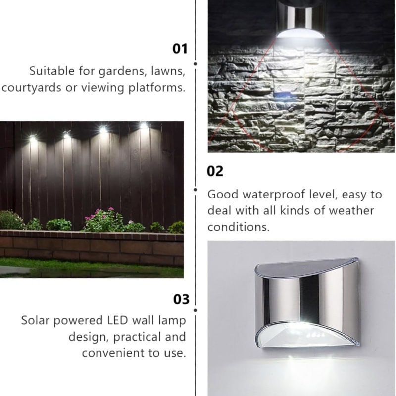 ไฟสวนพลังงานแสงอาทิตย์ 2 ชิ้น  - Outdoor Lighting Linear บทวิจารณ์และราคา