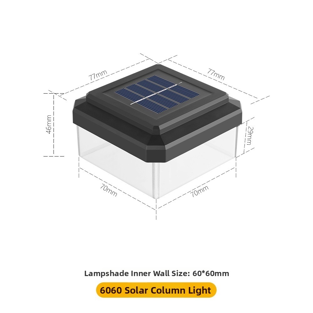 ไฟ LED ติดเสาแบบโซลาร์เซลล์ กั - Post Cap Light บทวิจารณ์และราคา