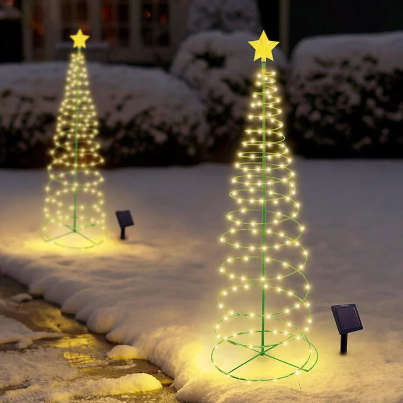 ไฟต้นคริสต์มาส LED พลังงานแสงอ - Outdoor Lighting Tree บทวิจารณ์และราคา