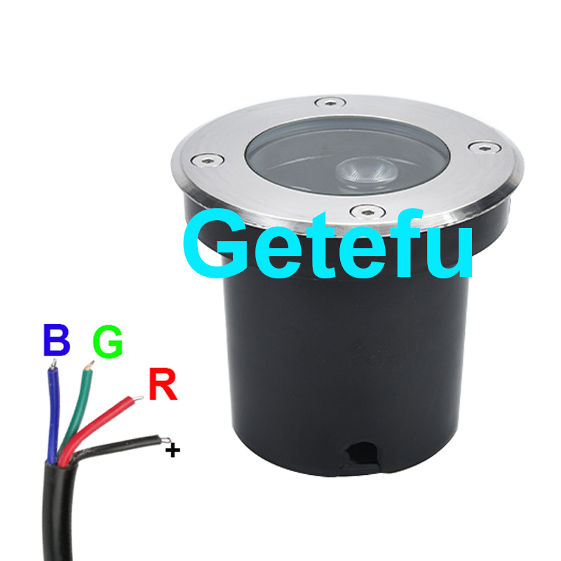 4 สาย RGB LED ใต้ดิน 9W18W LED - Outdoor Lighting Underground Wiring บทวิจารณ์และราคา