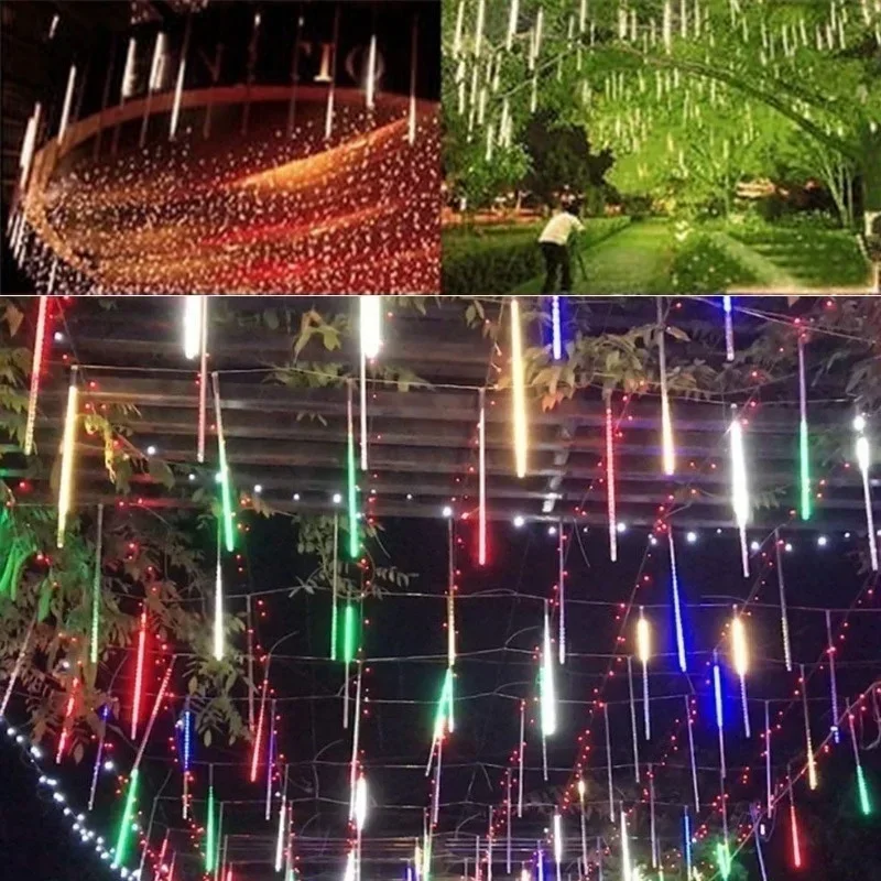 30 ซม./50 ซม.ฝนดาวตกกันน้ํา 8  - Outdoor Lighting Tree บทวิจารณ์และราคา