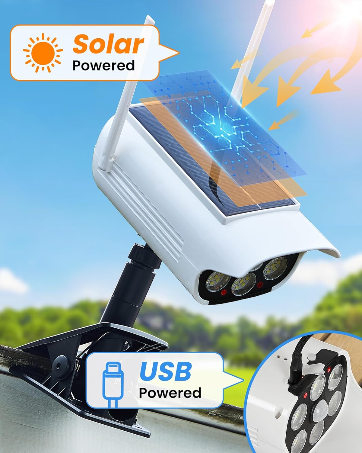 ไฟถนนพลังงานแสงอาทิตย์ LED แบบ - Outdoor Lighting On Fence บทวิจารณ์และราคา