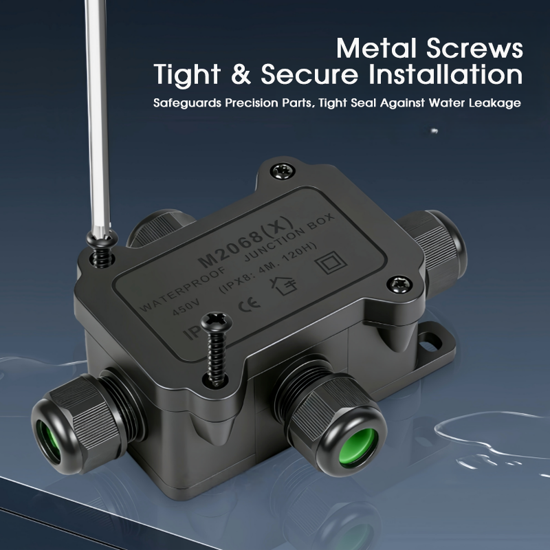 กล่องต่อสายไฟกันน้ำ IP68 PA66  - Outdoor Lighting Junction บทวิจารณ์และราคา