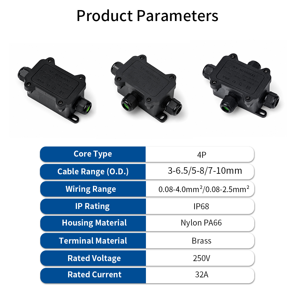 กล่องต่อสายไฟกันน้ำ IP68 แบบ 2 - Outdoor Lighting Junction บทวิจารณ์และราคา