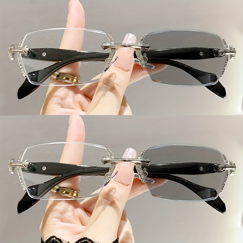 แว่นตาเปลี่ยนสีโลหะ 2 ชิ้น กรอ - Color Changing Outdoor บทวิจารณ์และราคา