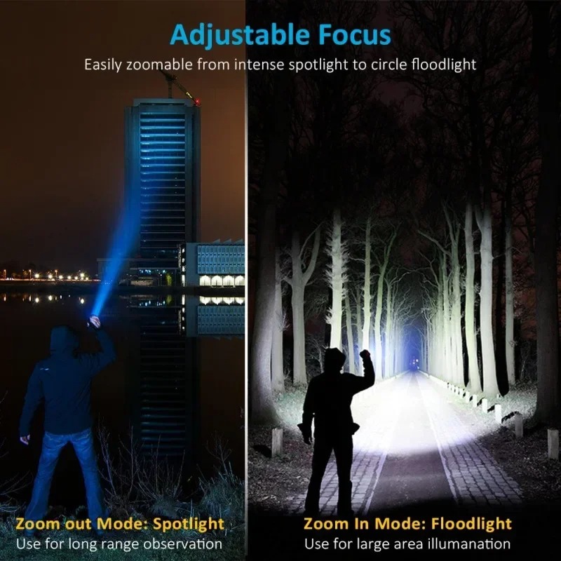 ไฟฉาย LED T6 แบบชาร์จไฟได้, ไฟ - Outdoor Lighting B&Q บทวิจารณ์และราคา