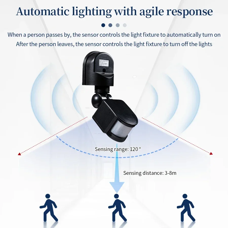 PIR Motion Sensor 220V 110V 12 - Outdoor Lighting For Steps บทวิจารณ์และราคา