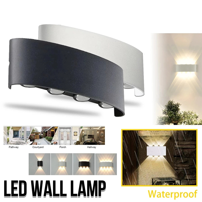 โมเดิร์น Led โคมไฟติดผนังกลางแ - Outdoor Lighting Linear บทวิจารณ์และราคา