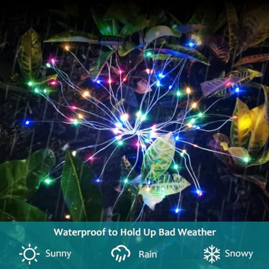 ไฟพลังงานแสงอาทิตย์รูปดอกไม้ไฟ - Lighting Wedding Outdoor บทวิจารณ์และราคา