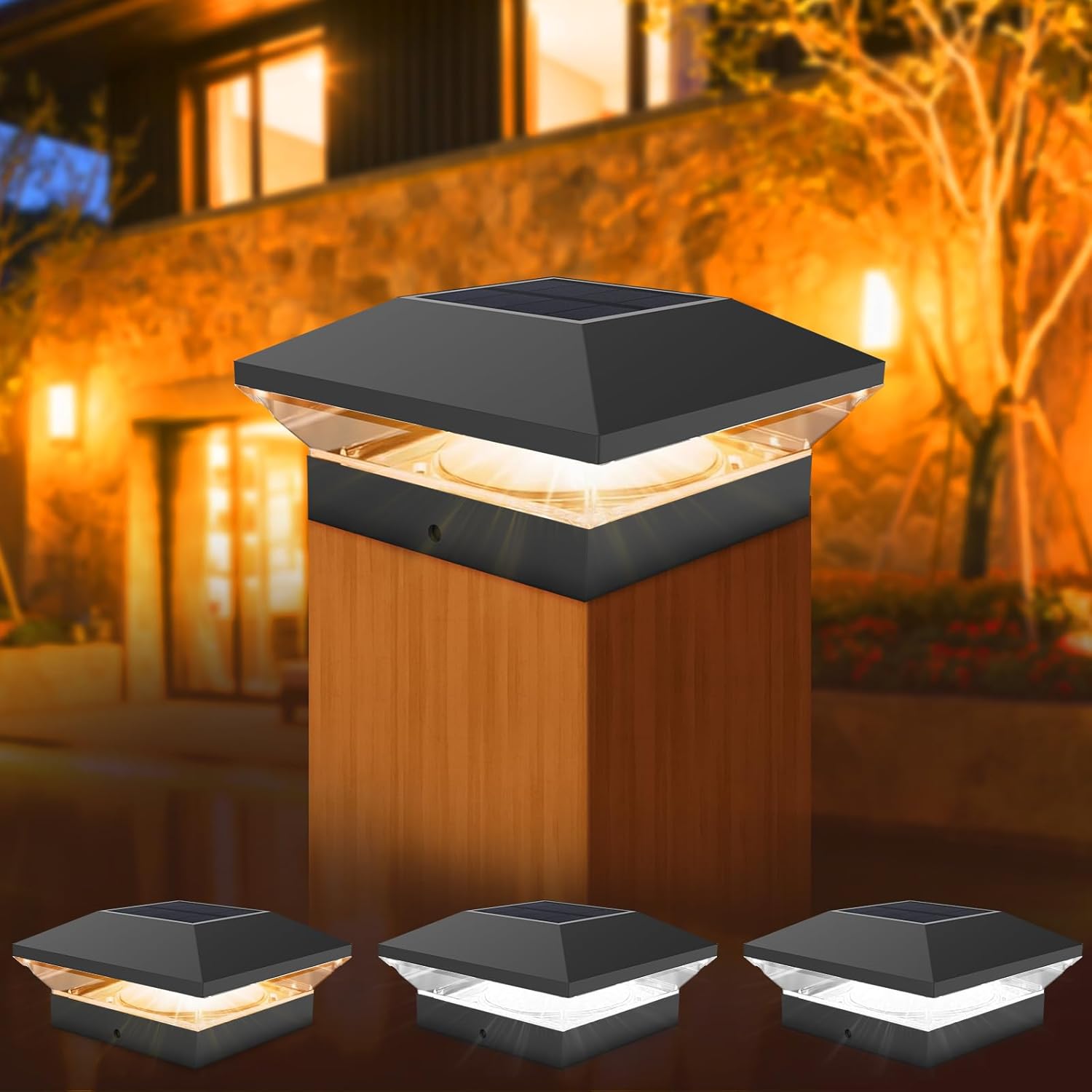 ไฟเสาโซลาร์เซลล์แบบกันน้ำ IP65 - Post Cap Light บทวิจารณ์และราคา